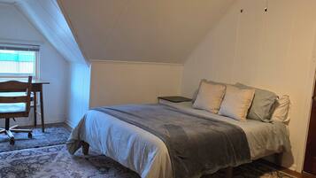 4 habitaciones, tabla de planchar con plancha, wifi y ropa de cama