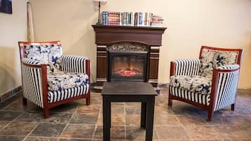 Sitteområde i lobbyen