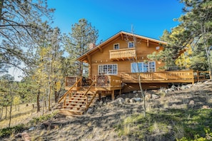 Exterior - Mountain Chalet with Lake View & Fire Pit (Florissant)