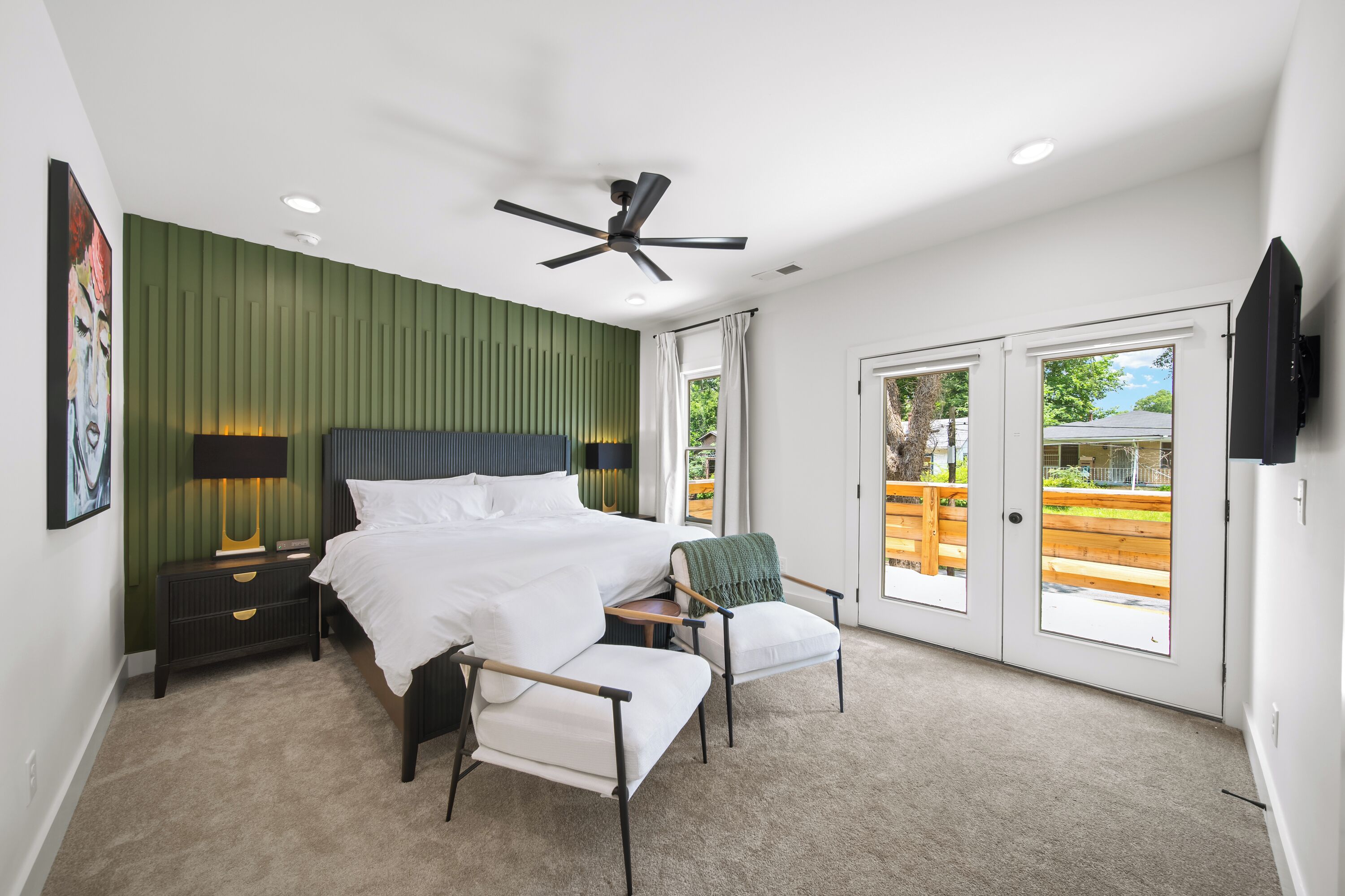 4 chambres, bureau, fer et planche à repasser, Wi-Fi gratuit