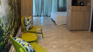 Room - Ocean view Building with 1 bedroom and AC in peaceful Cartagena de Indias (Cartagena de Indias)