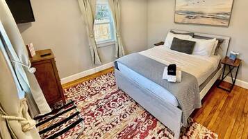 4 slaapkamers, een strijkplank/strijkijzer, wifi, beddengoed