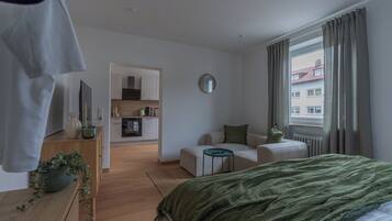 1 Schlafzimmer, Internetzugang, Bettwäsche