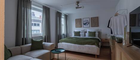 1 Schlafzimmer, Internetzugang, Bettwäsche