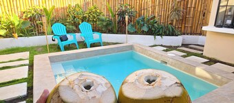 Beach Side Villa, SurfCity+Private Pool+AC+WiFi