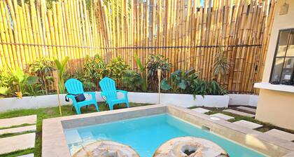 Beach Side Villa, SurfCity+Private Pool+AC+WiFi