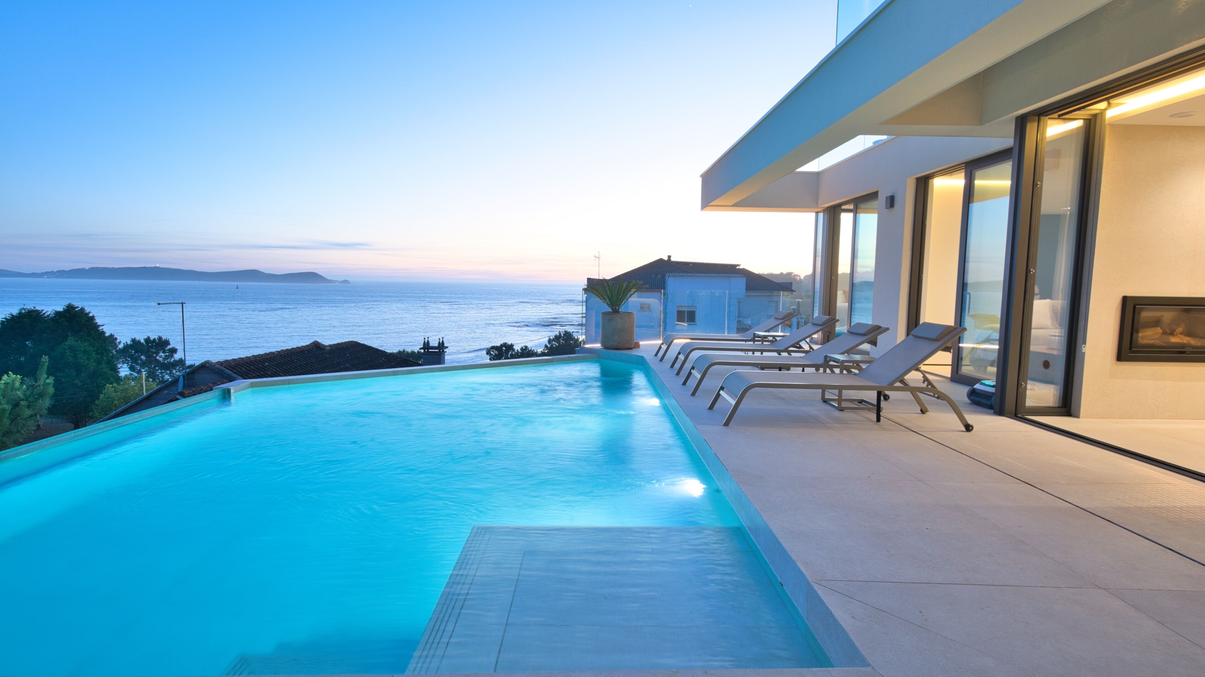 Piscine chauffée