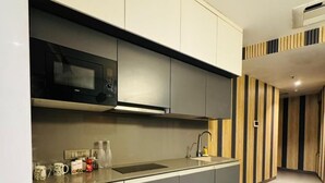 Suite Studio Luxe, vue ville | Cuisine privée