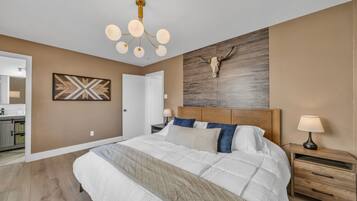 4 bedrooms, iron/ironing board, travel cot, free WiFi