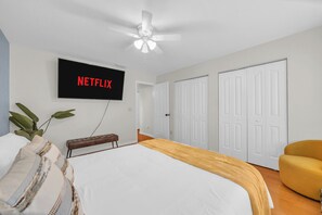 3 chambres, fer et planche à repasser, Wi-Fi, literie fournie