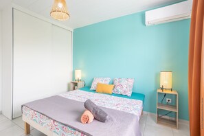 2 sovrum, strykjärn/strykbräda, resesäng och wi-fi