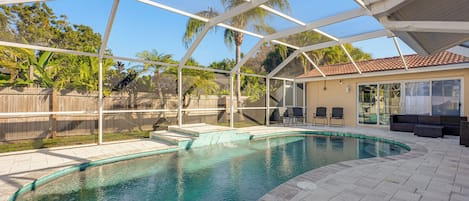 Una piscina climatizada