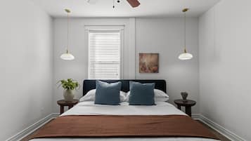 2 chambres, fer et planche Ă repasser, Wi-Fi, draps fournis