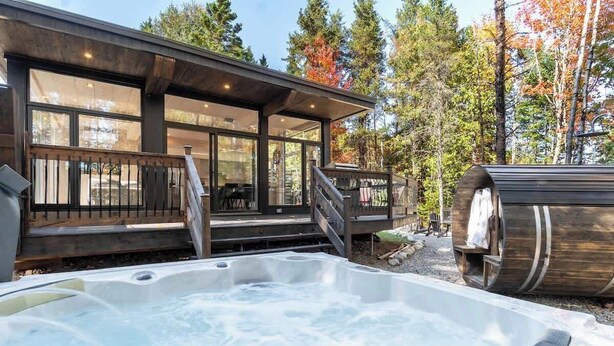 Terrace/patio - Mangata | SPA | Douche froide | SAUNA | Four pizza (Saint-Côme)