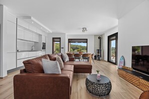 Flat-screen TV - Villa Enja in tranquille village with heated salted pool (Vintijan)