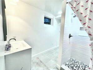 Towels, soap, toilet paper