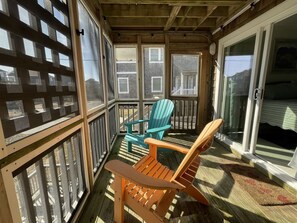 Property grounds - Out of the Blue offers great ocean/sound views from 4 decks. Imagine,  just steps to the beautiful Frisco Beach! (FRISCO)