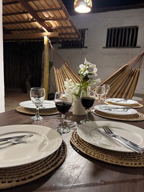 Outdoor dining