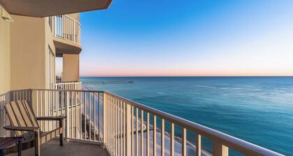 Beachfront Tidewater Resort Condo w/ Pools, Hot Tubs & Pier Park Nearby Tidewater Beach by Avantstay