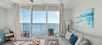 Beachfront Tidewater Resort Condo w/ Pools, Beach Gear, Hot Tubs & Pier Park Nearby Tidewater Beach by Avantstay