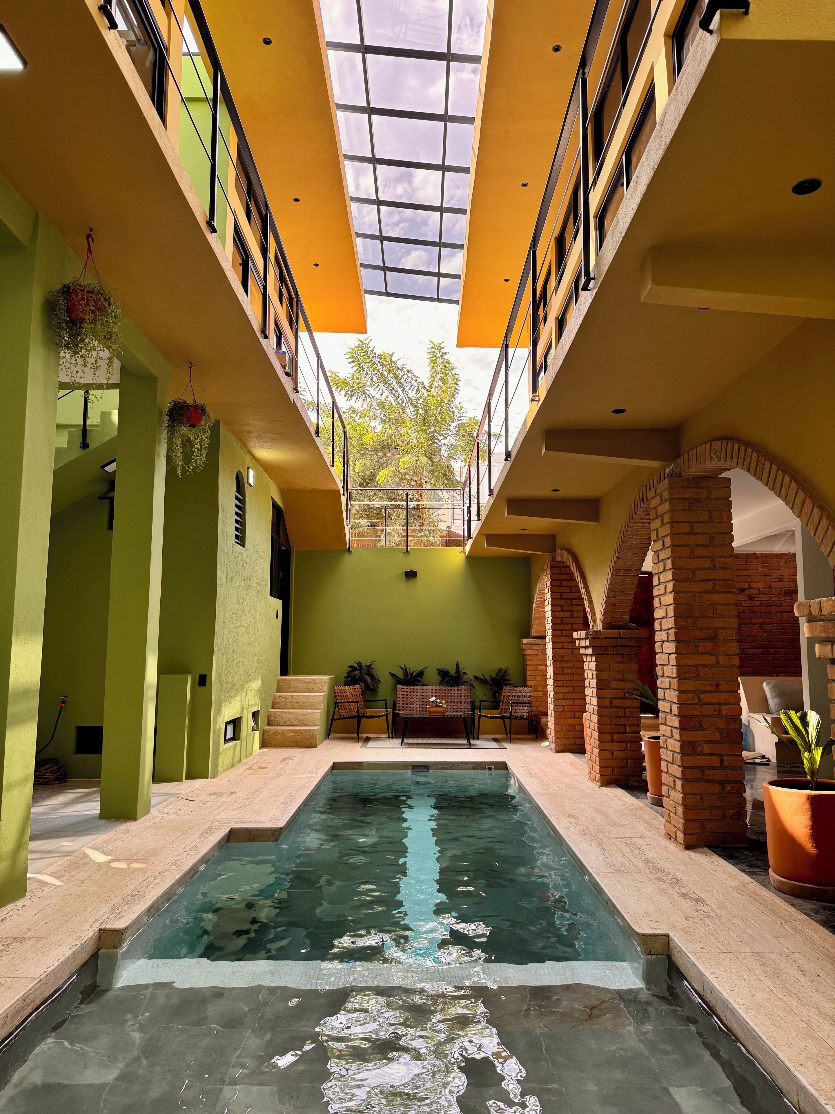 Alberca al aire libre 