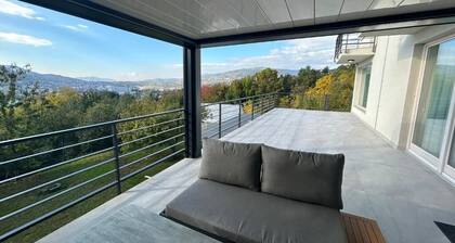 Modern Luxury Villa in Breka with Panoramic City Views