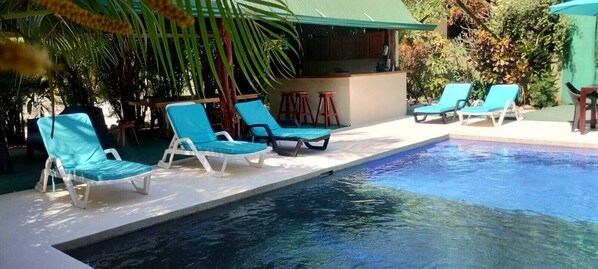 Pool - Casa Mango Two-bedroom home a short 4-minutes walk from the ocean, w/ pool & BBQ (Guanacaste Province)