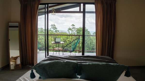 Chalet Deluxe, balcón, vistas al jardín | Zona de estar