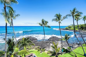 On the beach - Exceptional Oceanfront Luxury Condo, Top Floor, Full AC, Elevator (Kailua-Kona)