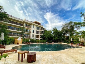 Pool - Selva Norte: Nature Retreat with jacuzzi and pool (Tulum)