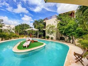 Pool - Selva Norte: Nature Retreat with jacuzzi and pool (Tulum)