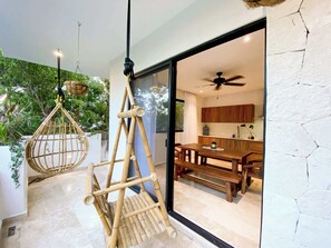 Outdoor dining - Private Pool Balcony in Aldea Zama (Tulum)