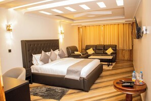 Superior-dobbeltværelse | Arbejdsområde til bærbare computere, gratis Wi-Fi, sengetøj