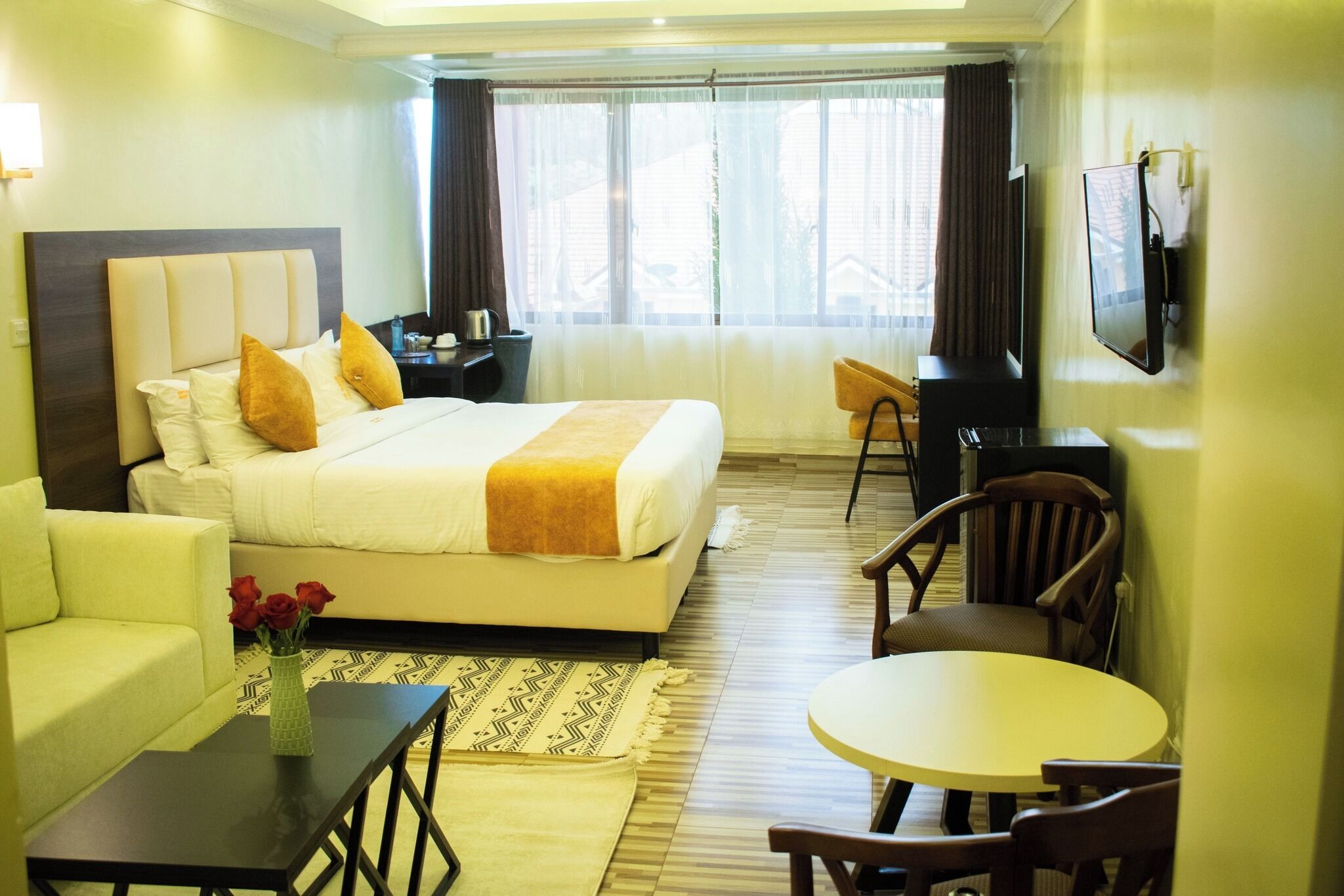 Superior-enkeltværelse | Arbejdsområde til bærbare computere, gratis Wi-Fi, sengetøj