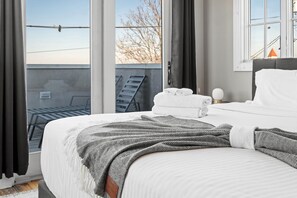 Desk, iron/ironing board, WiFi, bed sheets - Home w/ Theater | Thunder Over Lou Fireworks Views (Louisville)