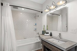 Shower, hair dryer, towels - Home w/ Theater | Thunder Over Lou Fireworks Views (Louisville)