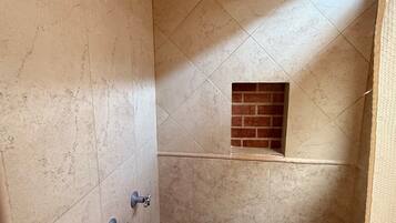 Shower, hair dryer