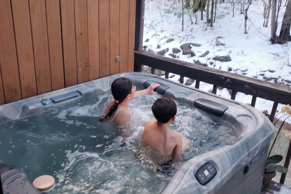 Bain à remous extérieur