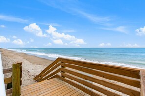 Vlak bij het strand