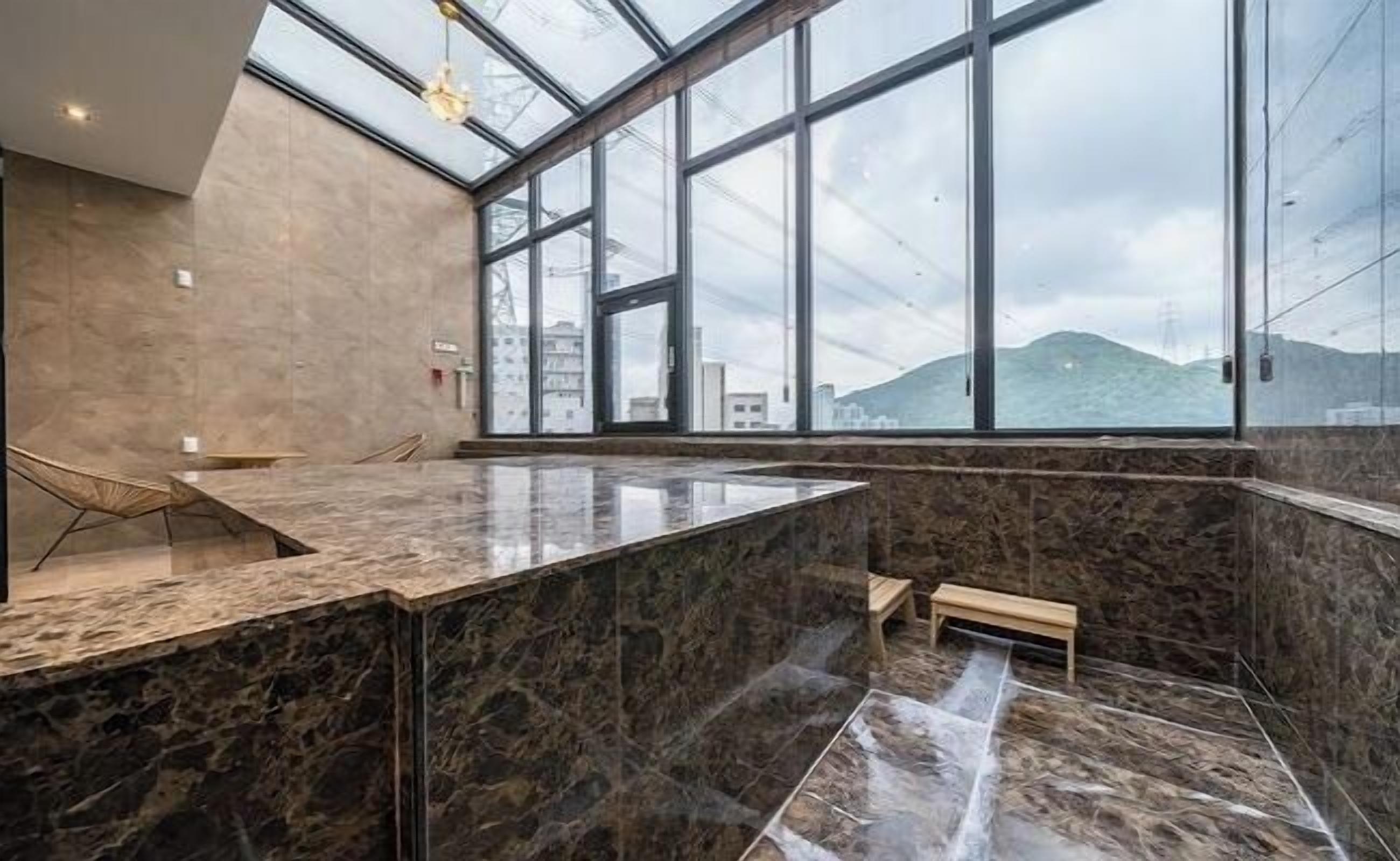 Party Room - Terrace Pool Villa | Private spa tub