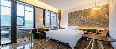 Party Room - Terrace Pool Villa | Desk, WiFi (free), bed sheets