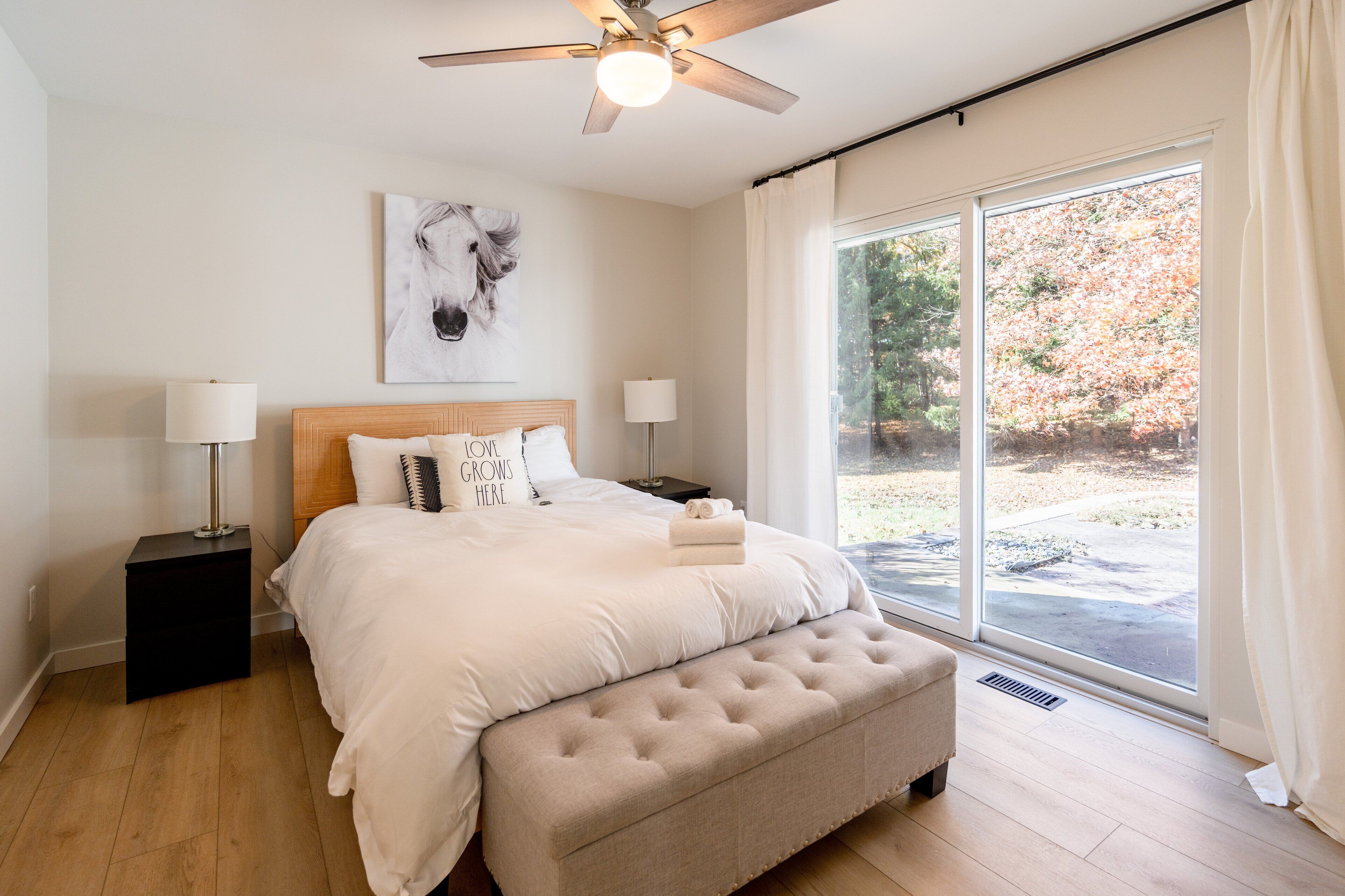 5 habitaciones, escritorio, tabla de planchar con plancha y wifi gratis 