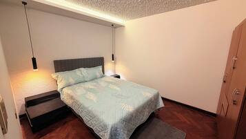 Desk, iron/ironing board, free WiFi, bed sheets