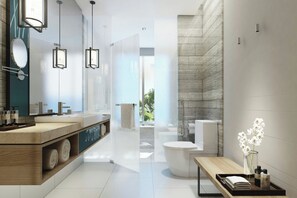 Family Room, 1 King Bed with Sofa bed | Bathroom - Courtyard By Marriott Phuket Chalong Bay Resort (Phuket)