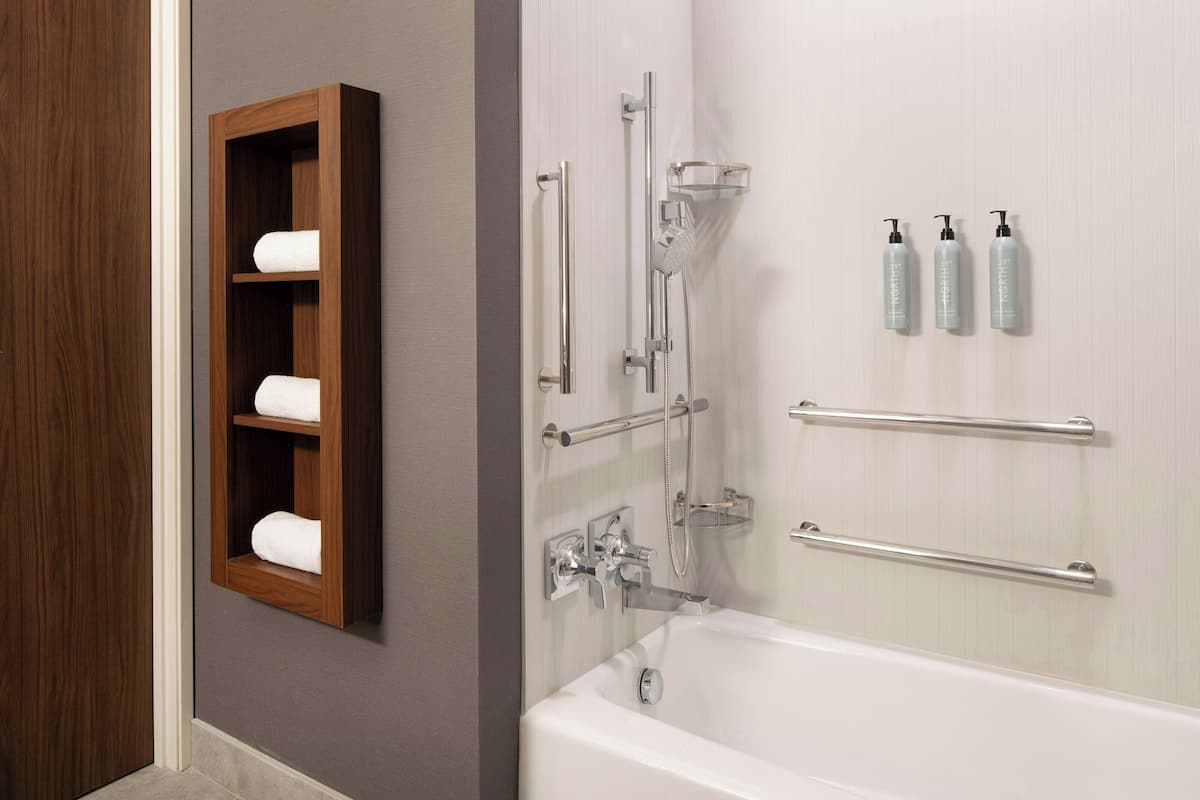 Free toiletries, hair dryer, towels, soap