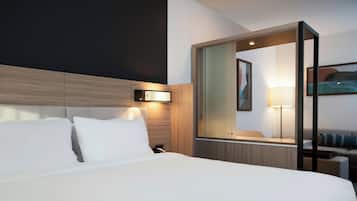 Suite, 1 King Bed with Sofa bed (View)