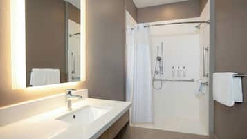 Suite, 1 King Bed with Sofa bed (View) | Bathroom