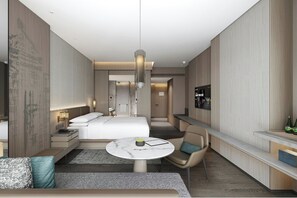 Down comforters, in-room safe, desk, blackout drapes - Huzhou Marriott Hotel Nanxun (Huzhou)