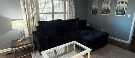 Smart TV, table football, ping pong, books