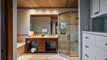 Shower, towels